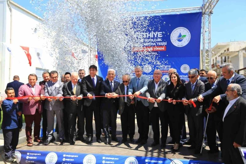 Atıksu Arıtma Tesisi açılışında Başkan Gürün’den Fethiye’ye bir müjde daha
