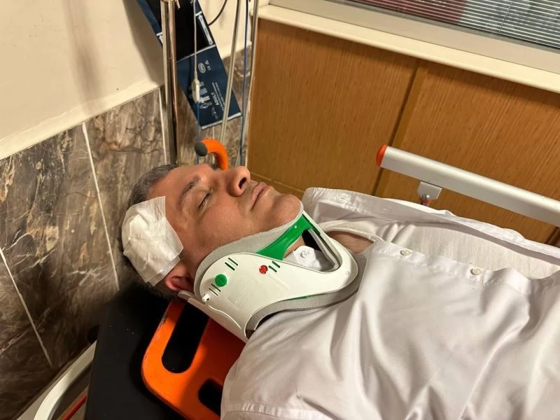 Osmanlı Ocakları Genel Başkanı Canpolat geçirdiği trafik kazasında hafif yaralandı
