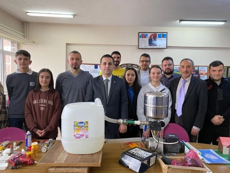 Lise öğrencilerinin minyatür elektrik türbini, TEKNOFEST finallerine katılacak
