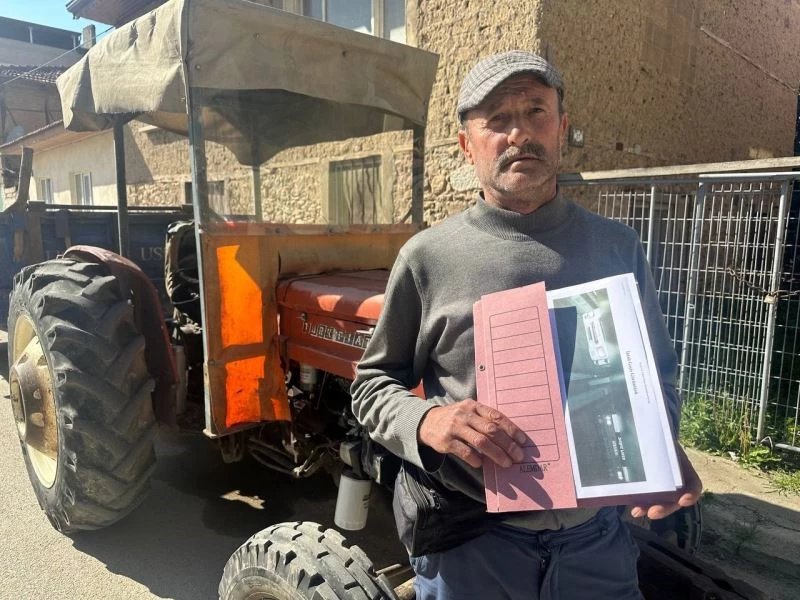 (Özel) Hayatında hiç İstanbul’u görmedi... Traktörüne 54 kez otoyol ve köprü cezası geldi
