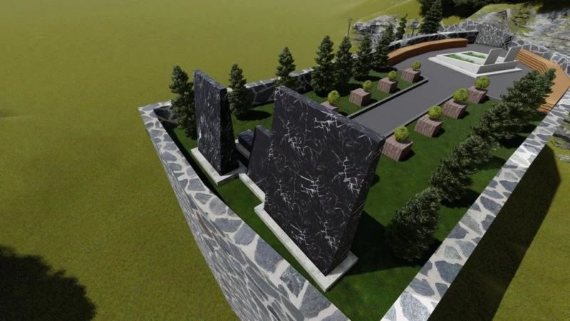 Genç Trabzonlular’dan şehit Eren Bülbül için anıt mezar
