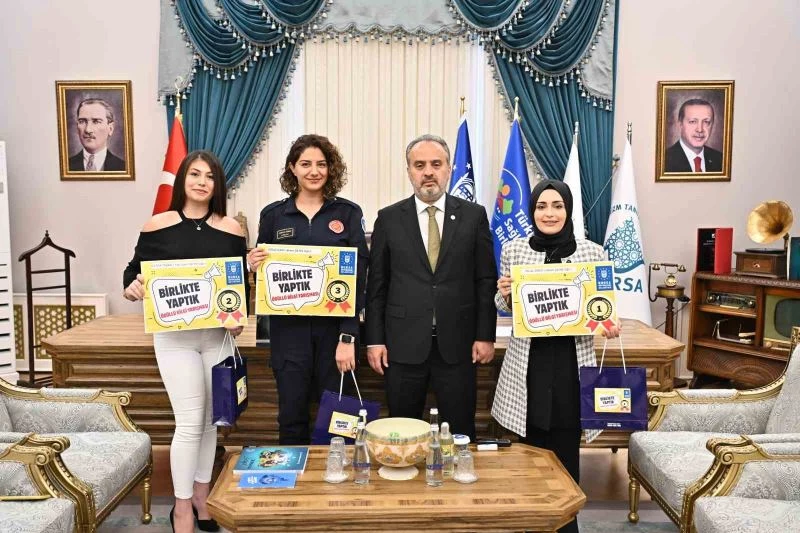 Bursa Büyükşehir yaptı, personel yarıştı
