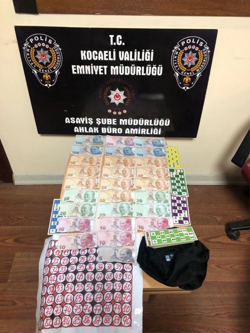 İş yerinde kumar oynatırken yakalandı, toplanan bin 365 TL’ye el konuldu
