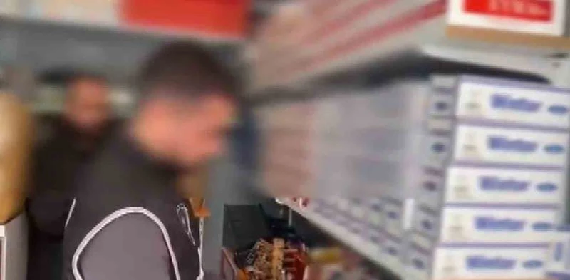 Gaziantep’te 121 bin adet kaçak makaron ele geçirildi
