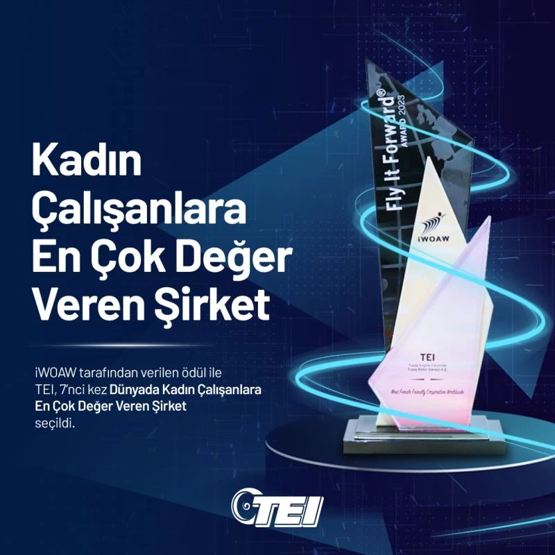 TEI’ye dünya çapında ödül
