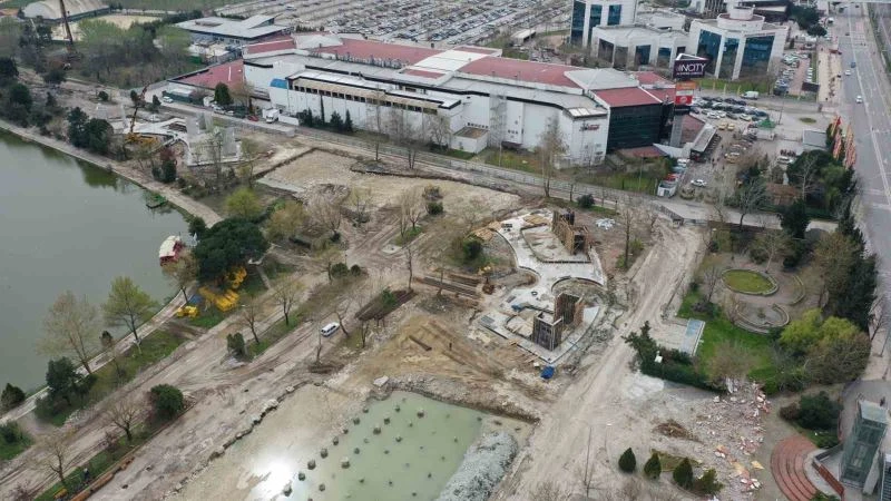 İzmit Millet Bahçesi şekillenmeye başlıyor
