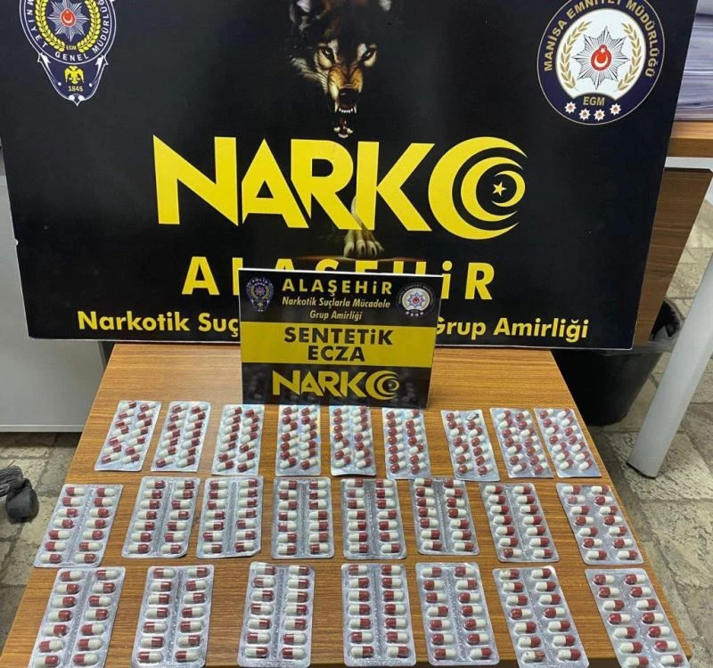 Alaşehir’de sentetik uyuşturucu operasyonu
