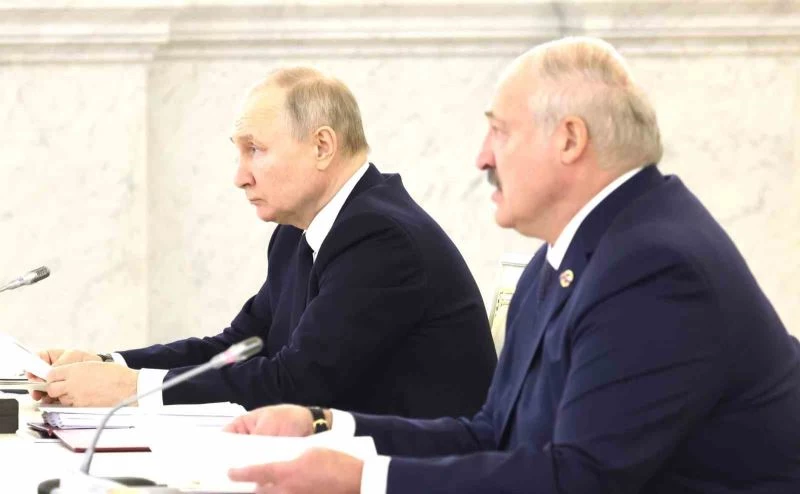 Putin ve Lukaşenko, Moskova’da bir araya geldi
