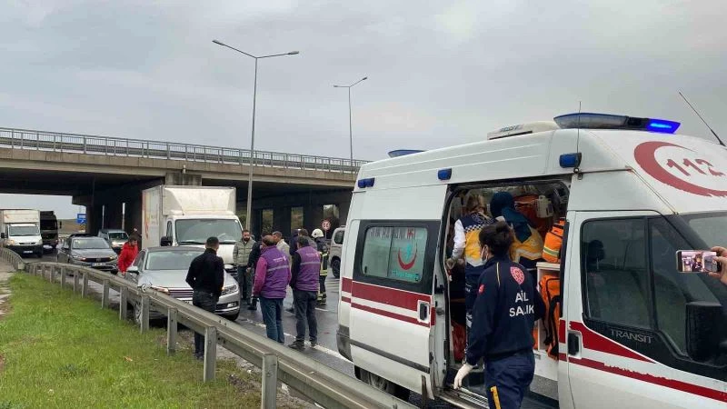 Ergene’de trafik kazası: 2 yaralı
