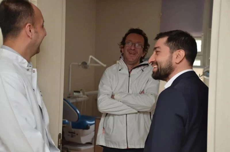 Müdür Damkacı devlet hastanesinde inceleme yaptı
