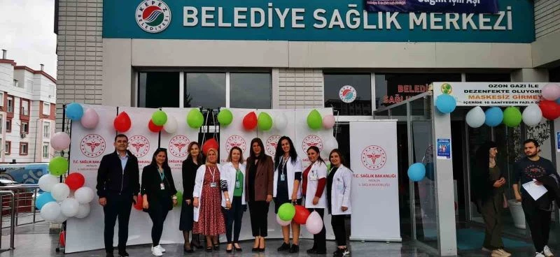 Kepez’de aşı haftası etkinliği
