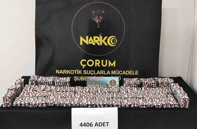 Çorum polisinden uyuşturucu operasyonu

