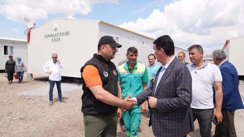 İslahiye’deki Osmangazi Evleri’nde yaşam başladı
