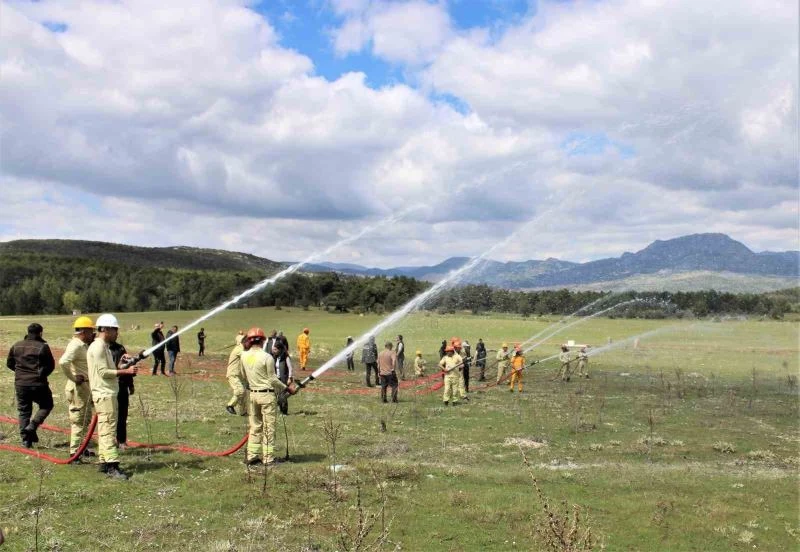 Eğirdir’in ’alev savaşçıları’ göreve hazır

