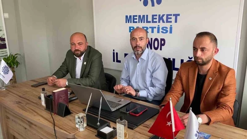 Memleket Partisi Sinop İl Başkanı Başağaoğlu: “Erdoğan’a destek vermeyeceğimizi söyleyebilirim”
