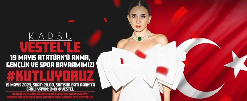Cumhuriyetin 100’üncü yılında Vestel, 19 Mayıs Gençlik Festivali düzenliyor
