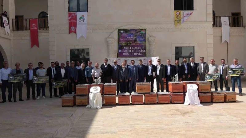 Siirt’te 295 arıcıya 11 milyon 221 bin lira tutarında arılı kovanı dağıtıldı
