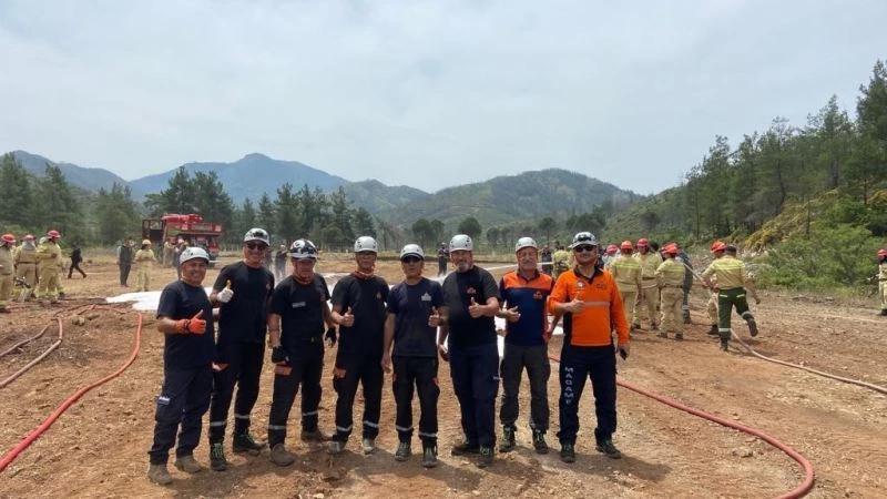 Datça’da yangın sezonu öncesi eğitimler devam ediyor
