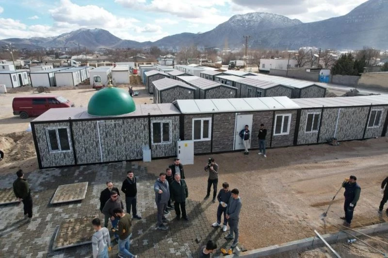 Düzce’de üretilip gönderilen konteynerler mahalle oldu
