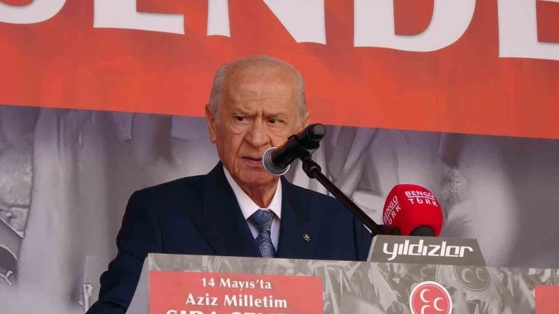 Bahçeli: “Bir terörist alçakça ve cüretkar şekilde milletimizi tehdit ederek, ’14 Mayıs’ta Kılıçdaroğlu kazanamazsa iç savaş çıkar’ diyebilmiştir