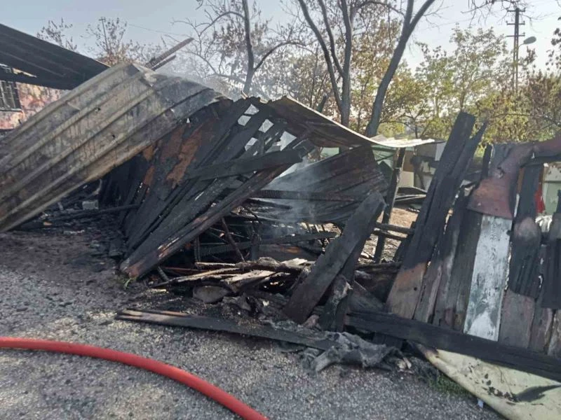 Ankara’da yangın: Bir ev ve otomobil küle döndü
