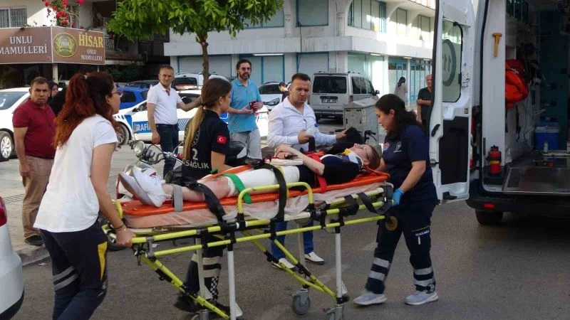 Elektrikli bisikletle kazasında Rus vatandaşı yaralandı
