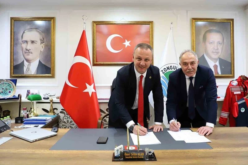 Zonguldak Belediyesi 720 işçiye yüzde 45 zamlık sözleşmeyi imzaladı
