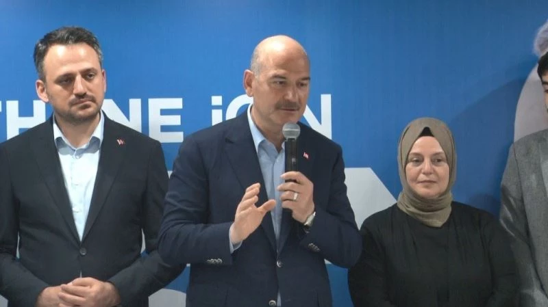 İçişleri Bakanı Soylu: “Sonucu, Amerika’dan Avrupa’dan üflenen rüzgarlar değil, milletin iradesi belirliyor
