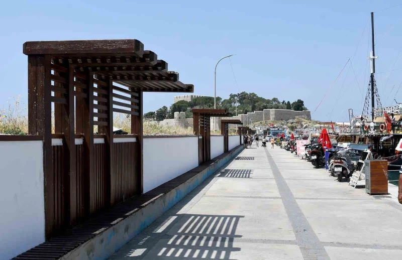 Tarihi Güvercinada Kalesi yoluna estetik dokunuş
