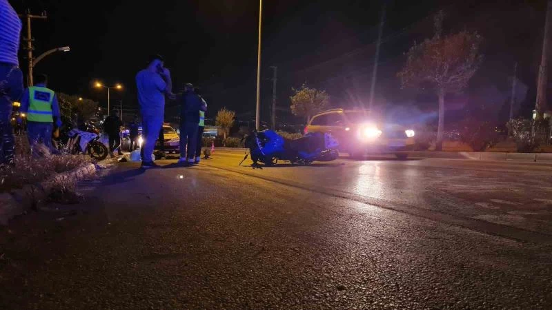 Kontrolden çıkan motosikletin sürücüsü olay yerinde hayatını kaybetti
