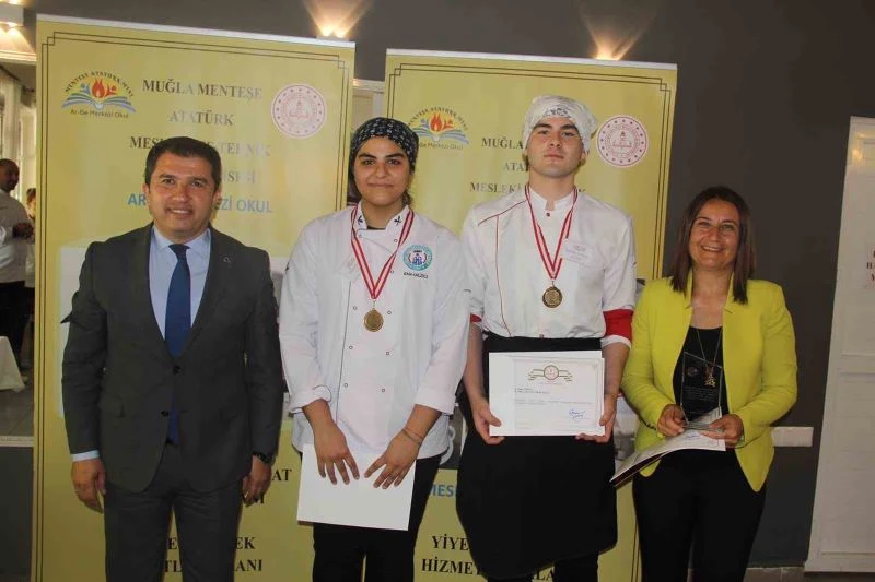 Muğla’da genç aşçı adayları yemek yarışmasında hünerlerini sergiledi
