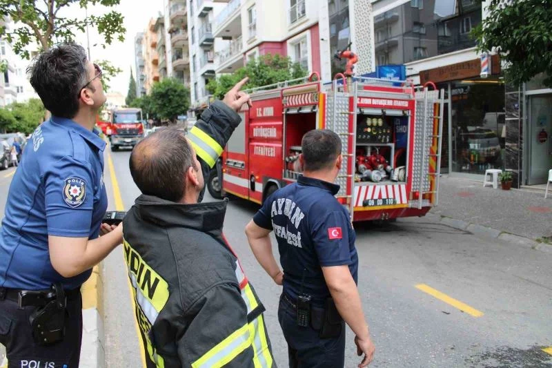Efeler’de şofben yangını ekipleri harekete geçirdi
