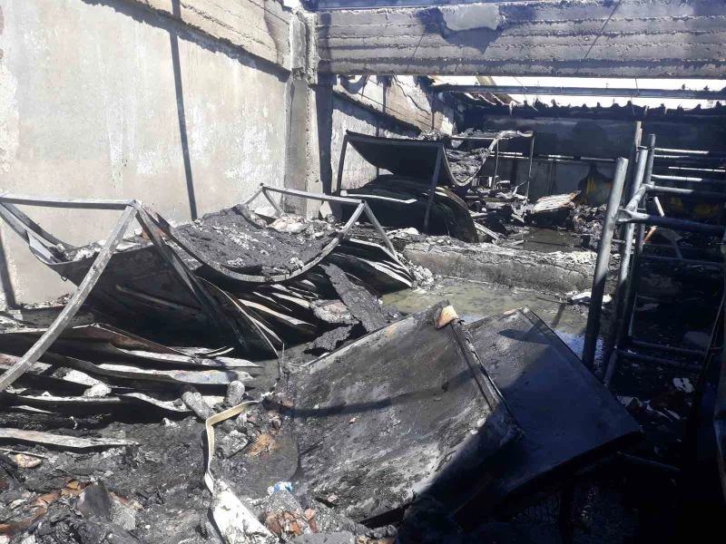 Batman ek sanayi sitesinde yangın
