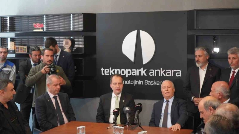 Yeniden Refah Partisi Genel Başkanı Fatih Erbakan Ostim Teknokent’i ziyaret etti

