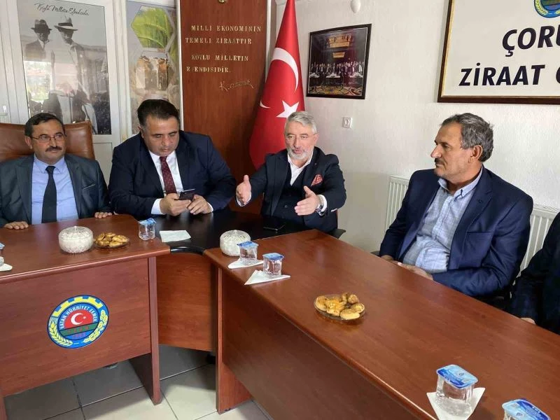 Çorum Belediyesi, ziraat odası ile ortak projeler üretecek
