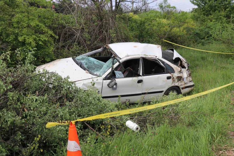 Gece kaza yaptı, sabah fark edildi: 1 ölü
