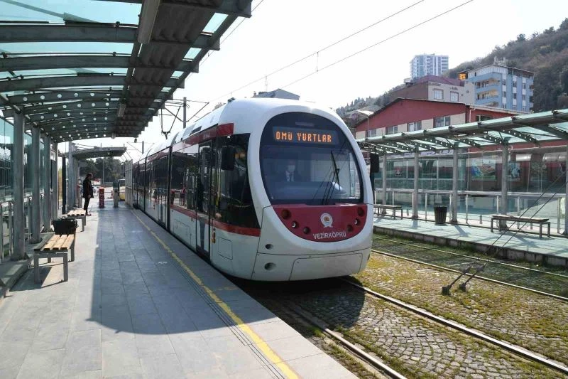Samsun’da tramvaylar 4 ayda 7 milyon 350 bin yolcu taşıdı
