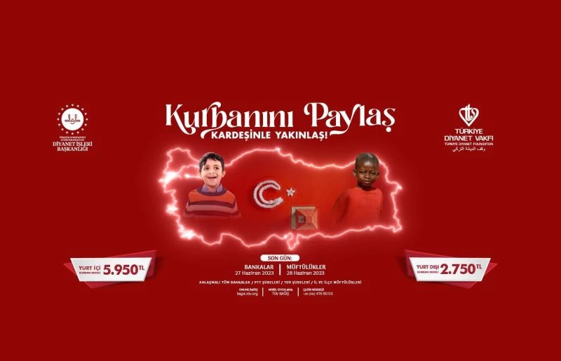 Diyanet İşleri Başkanı Erbaş, 2023 yılı vekaletle kurban kesim bedellerini açıkladı

