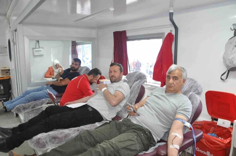 Sorgun halkından kan bağışına yoğun ilgi
