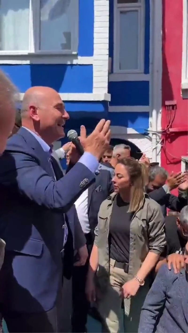 Roman vatandaşlarla bir araya gelen Bakan Soylu, 