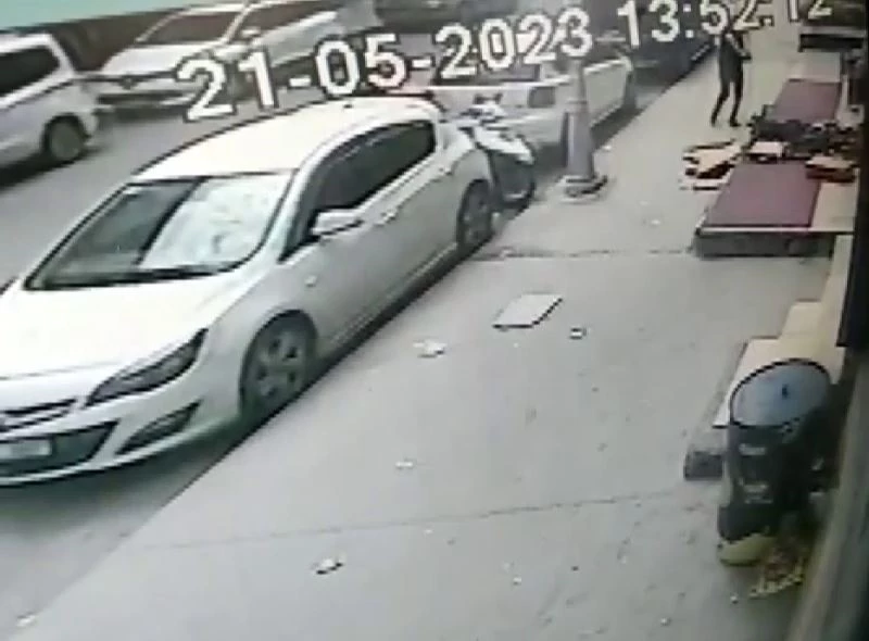 Pusuya yatan enişte, kayınbiraderine kurşun yağdırdı: O anlar kamerada
