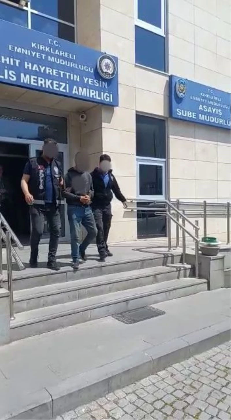Kırklareli’nde 15 yıl kesinleşmiş cezası bulunan şüpheli yakaladı
