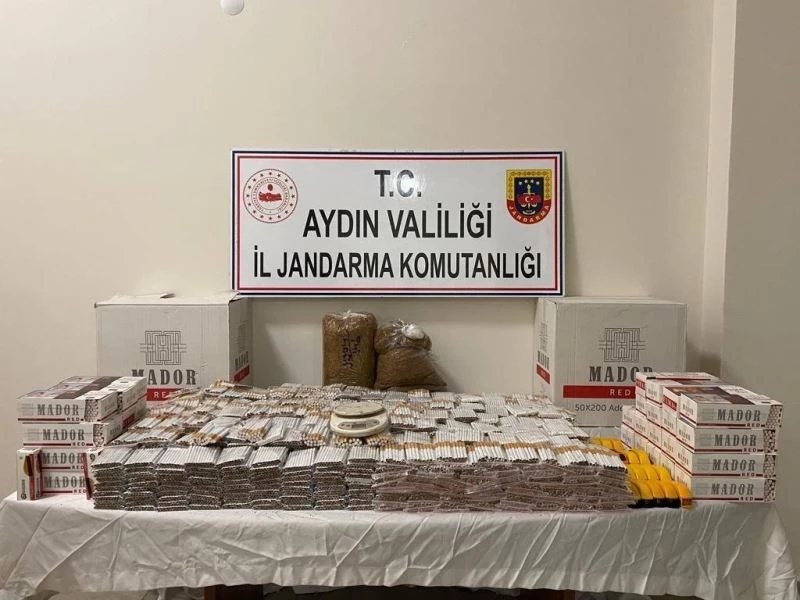 Aydın’da 1 milyon 127 bin adet içi doldurulmuş makaron ele geçirildi
