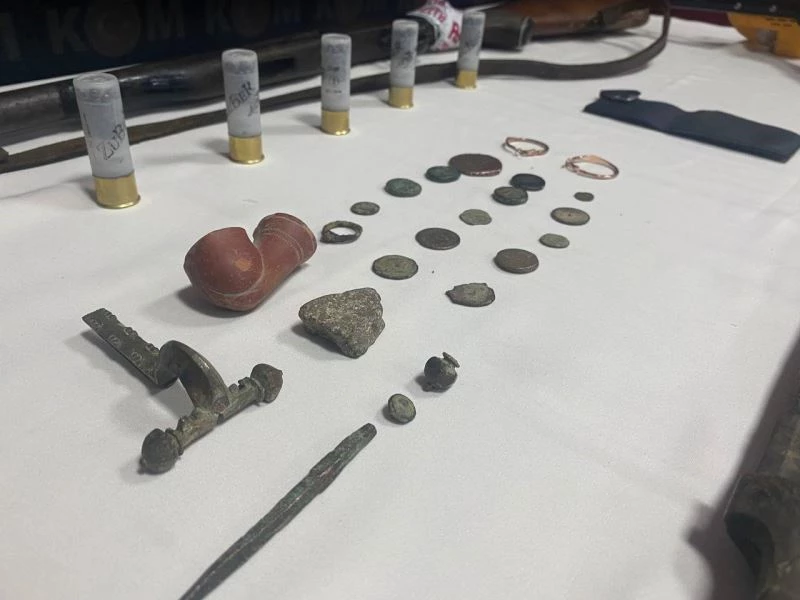 Sinop’ta tarihi eser baskınında 1 gözaltı
