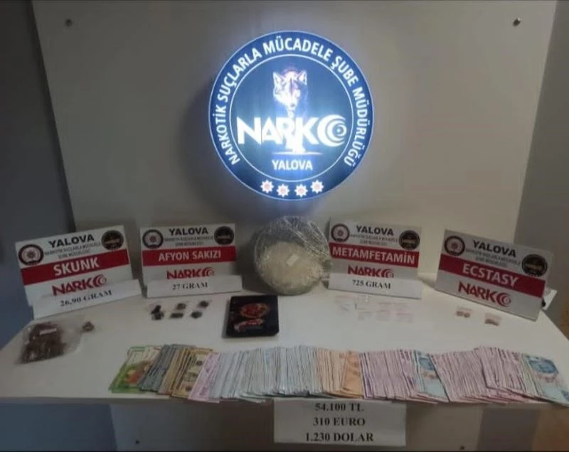 Yalova’daki uyuşturucu operasyonunda 1 tutuklama
