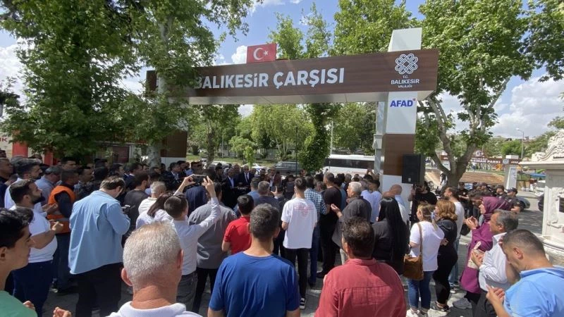 Adıyaman’da Balıkesir Çarşısı dualarla açıldı
