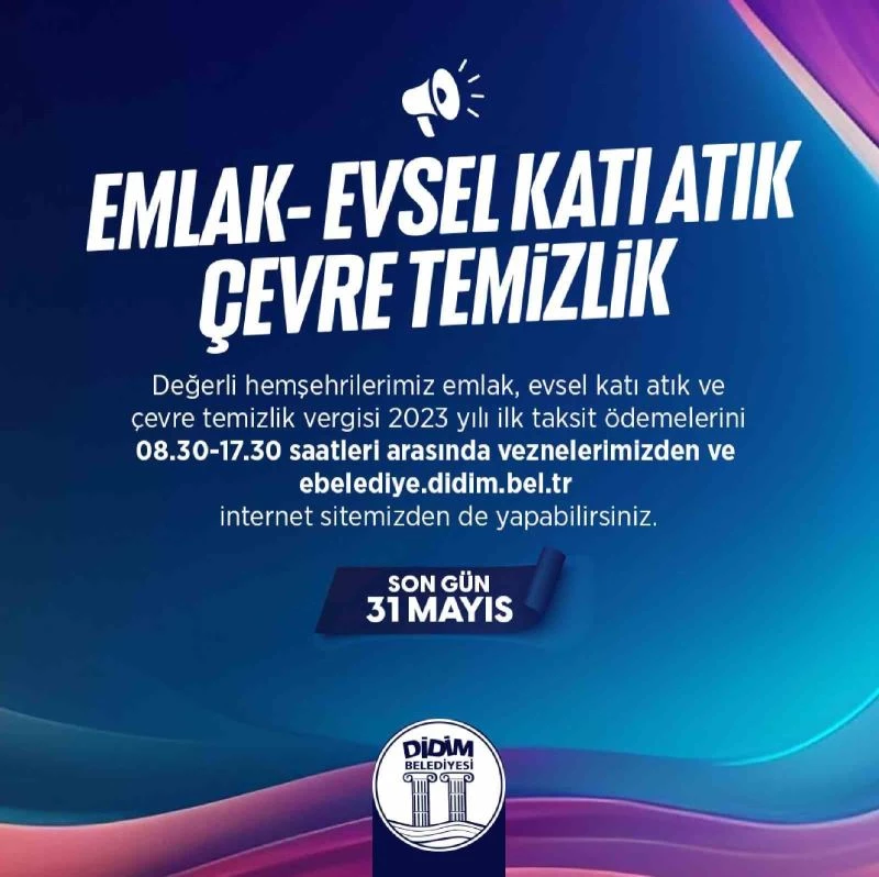 Didim Belediyesi uyardı: 