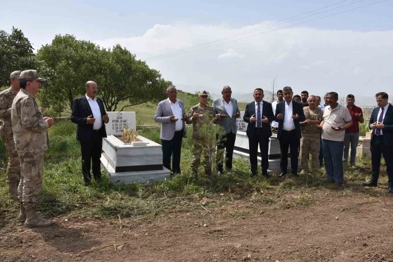 Jandarma Genel Komutanı Orgeneral Arif Çetin, Siirt’te şehitlik ziyaretinde bulundu
