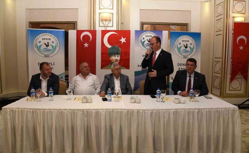 Denizli esnaf odası başkanları ekonomik gelişmeleri değerlendirdi
