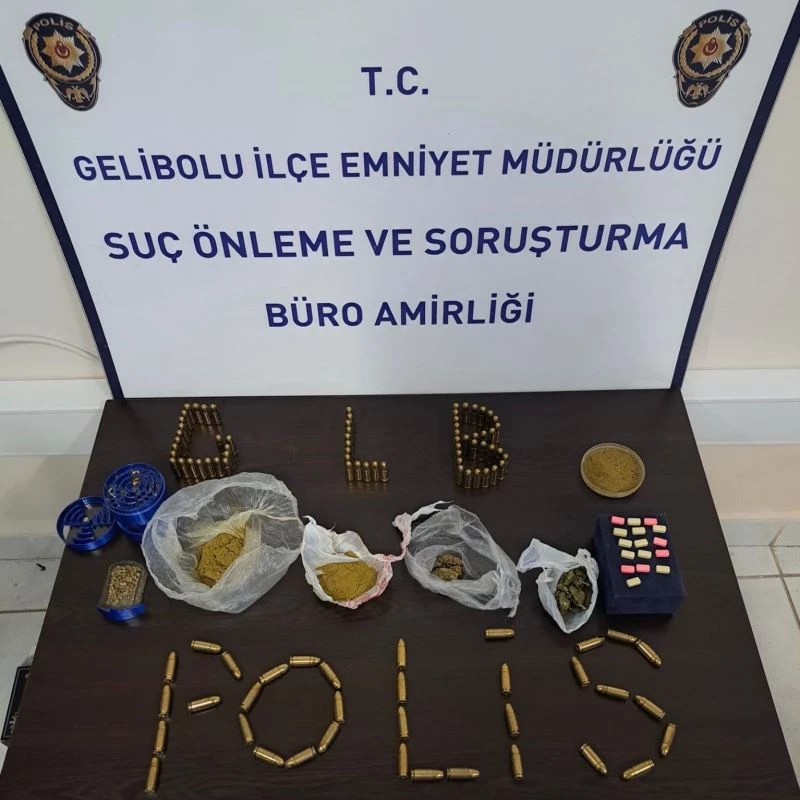 Gelibolu’da uyuşturucu operasyonuna 2 tutuklama
